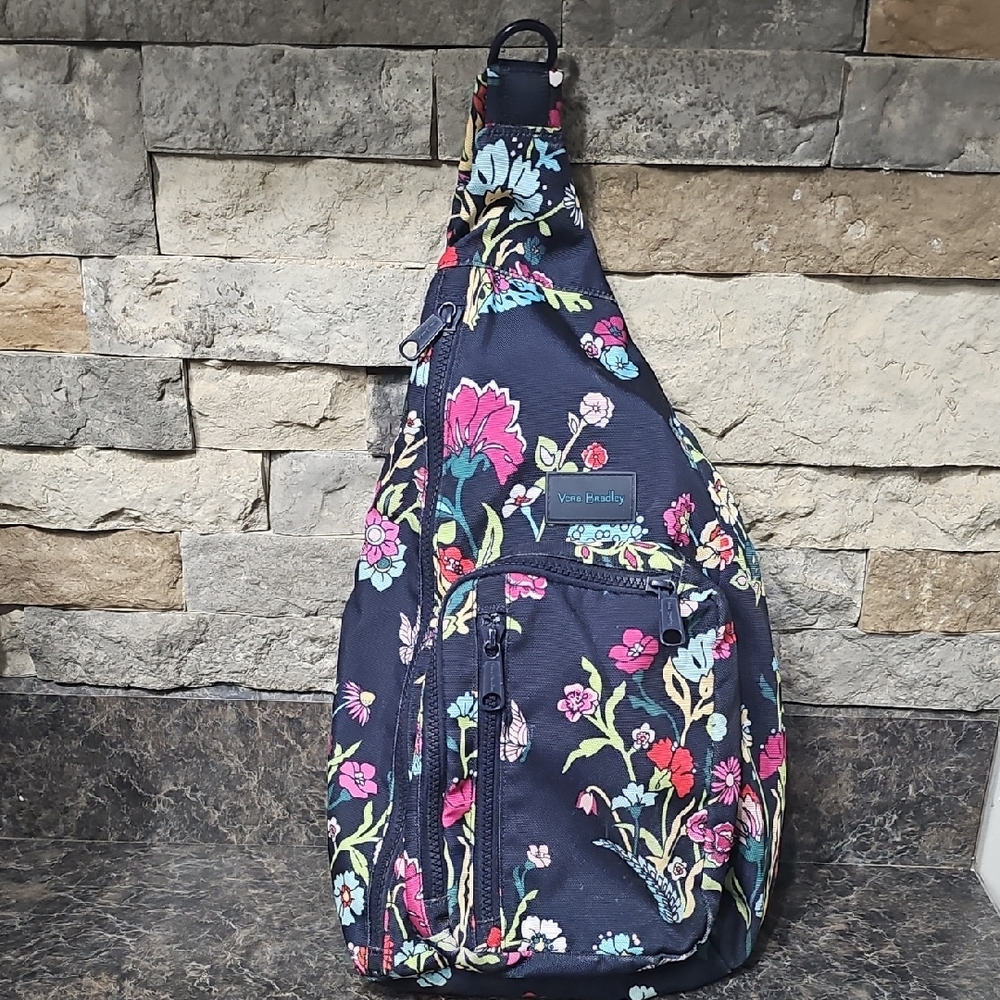 ​Vera Bradley ReActive Sling Backpack Itsy Ditsy Floral 🌸